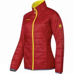 Mammut Womens Runbold Lightweight IN Jacket Lava / Limeade